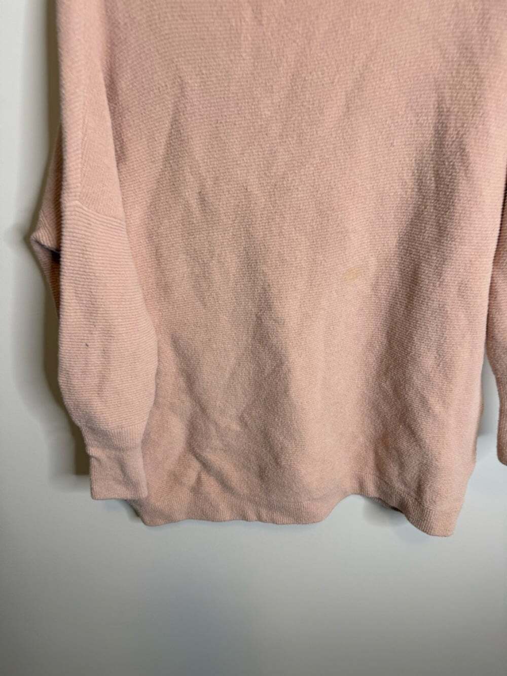 Free People ottoman sweater pink peach size medium - Picture 2 of 7